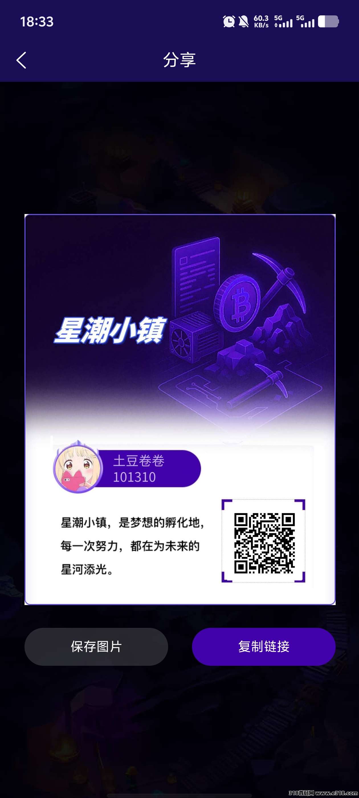 今天刚出星潮小镇，**模式！无广告！内置交易（**5级有效） ​