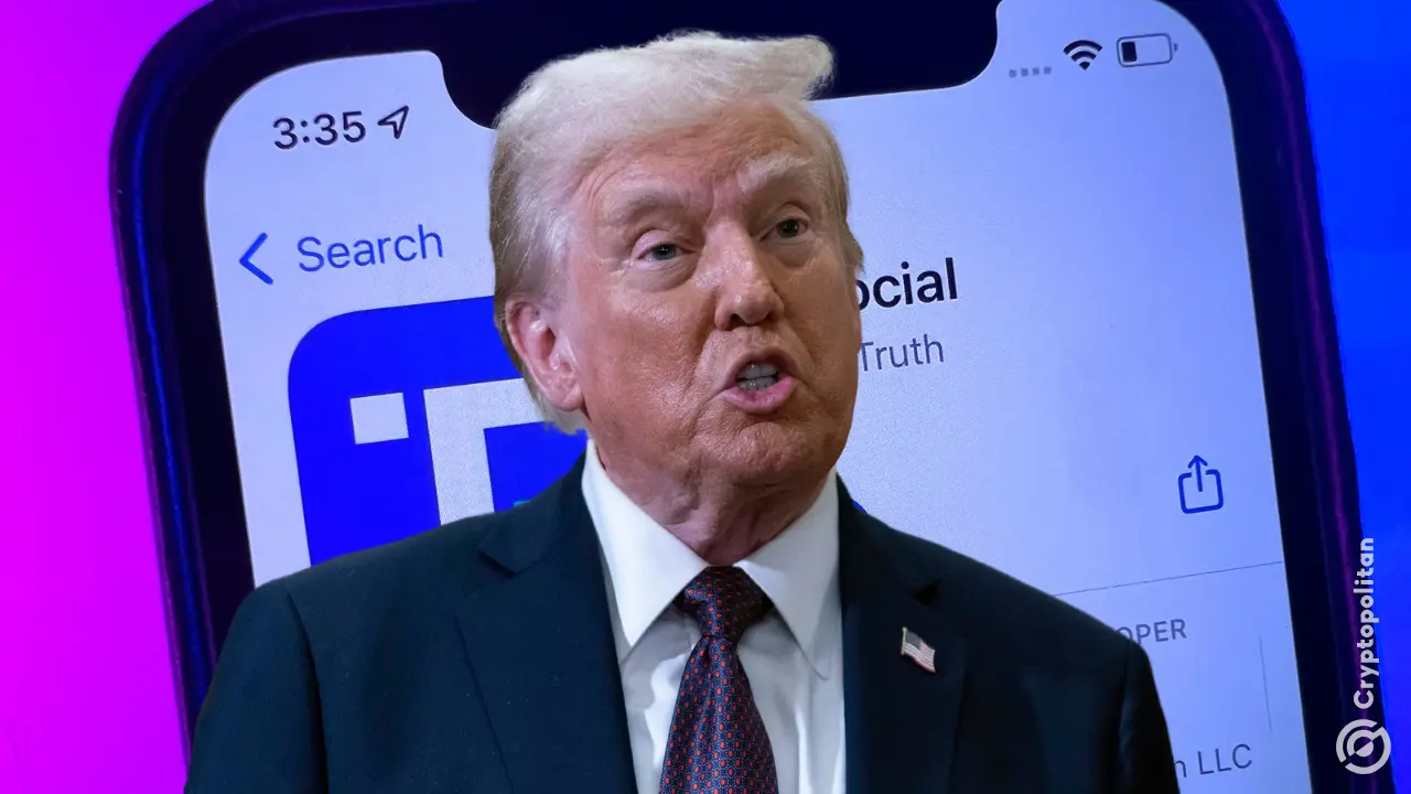 特朗普的“真相社交”计划瞄准比特币ETF,并向纽约证券交易所提交申请 特朗普的“真相社交”计划瞄准比特币ETF,并向纽约证券交易所提交申请