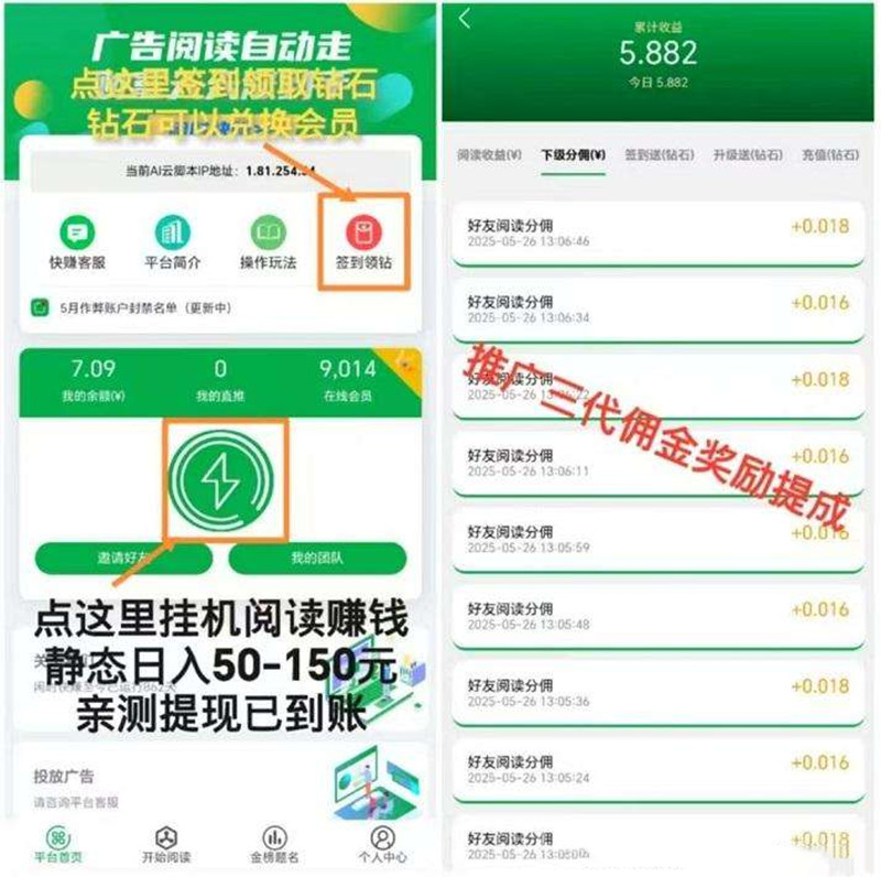 乐享快赚，简单挂机！6月首码！速度上车占位吃肉